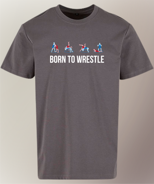 Premium T-Shirt - Herren - Born To Wrestle - GRECO