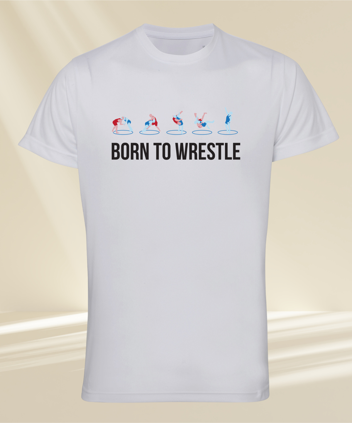 Trainings T-Shirt - Herren - Born To Wrestling - Freestyle