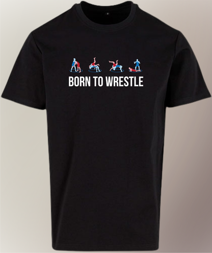 Premium T-Shirt - Herren - Born To Wrestle - GRECO