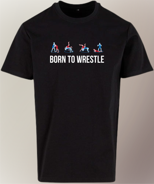 Premium T-Shirt - Herren - Born To Wrestle - GRECO