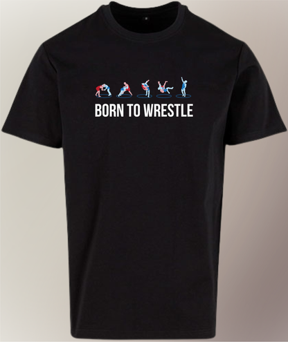 Premium T-Shirt - Herren - Born To Wrestle - Freestsyle