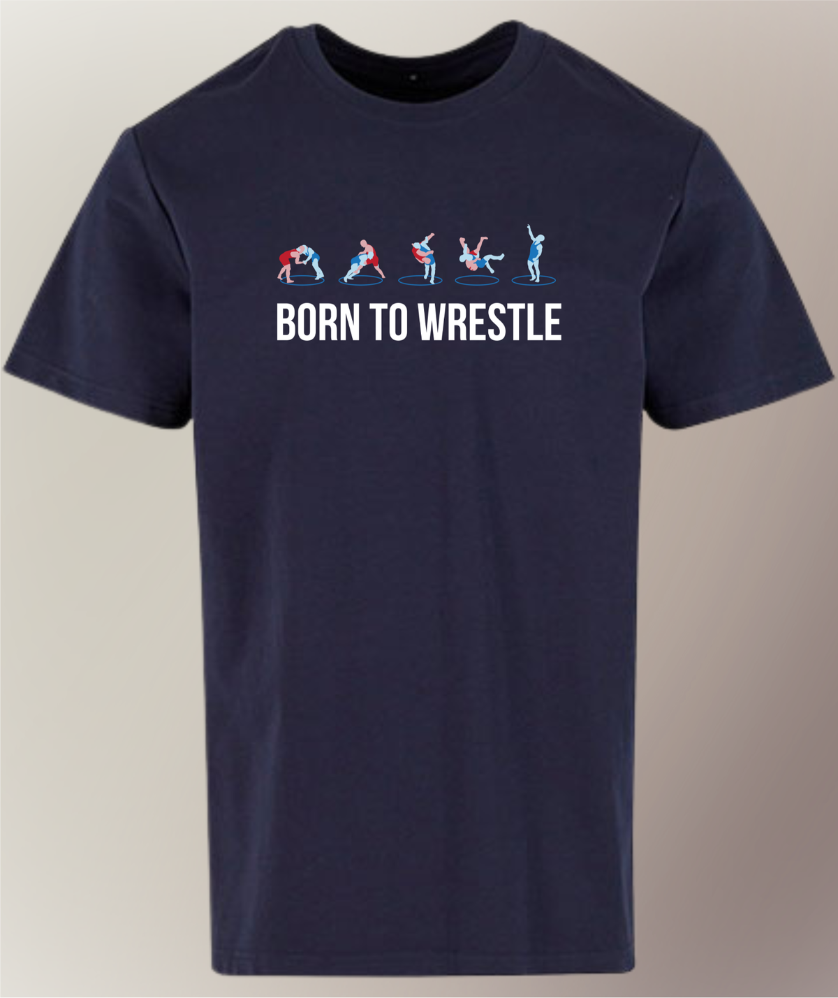 Premium T-Shirt - Herren - Born To Wrestle - Freestsyle