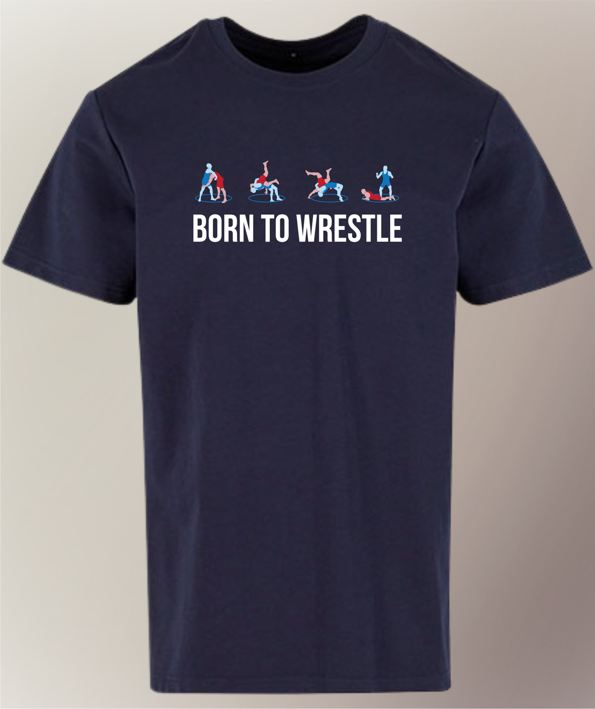Premium T-Shirt - Herren - Born To Wrestle - GRECO
