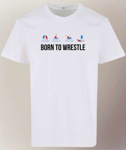 Premium T-Shirt - Herren - Born To Wrestle - GRECO