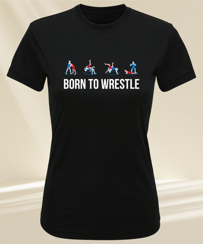 Trainings T-Shirt - Damen - Born To Wrestling
