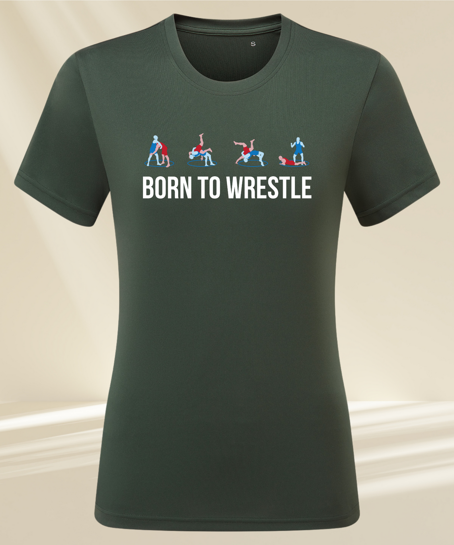 Trainings T-Shirt - Damen - Born To Wrestling