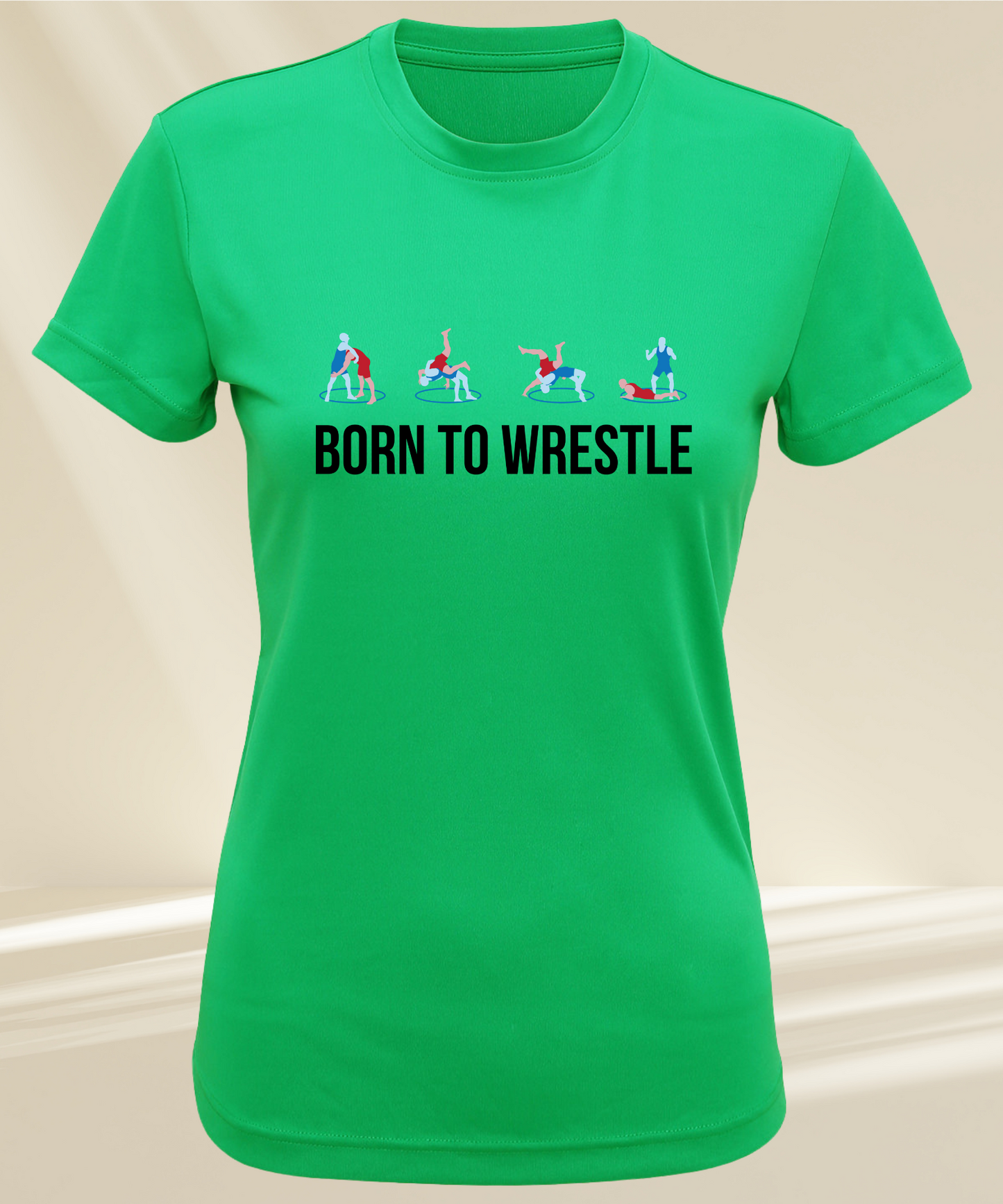 Trainings T-Shirt - Damen - Born To Wrestling