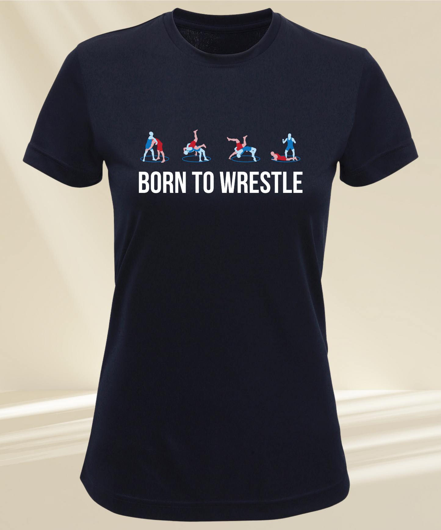 Trainings T-Shirt - Damen - Born To Wrestling