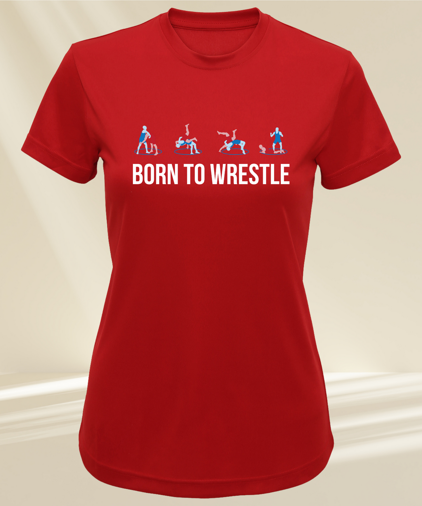Trainings T-Shirt - Damen - Born To Wrestling
