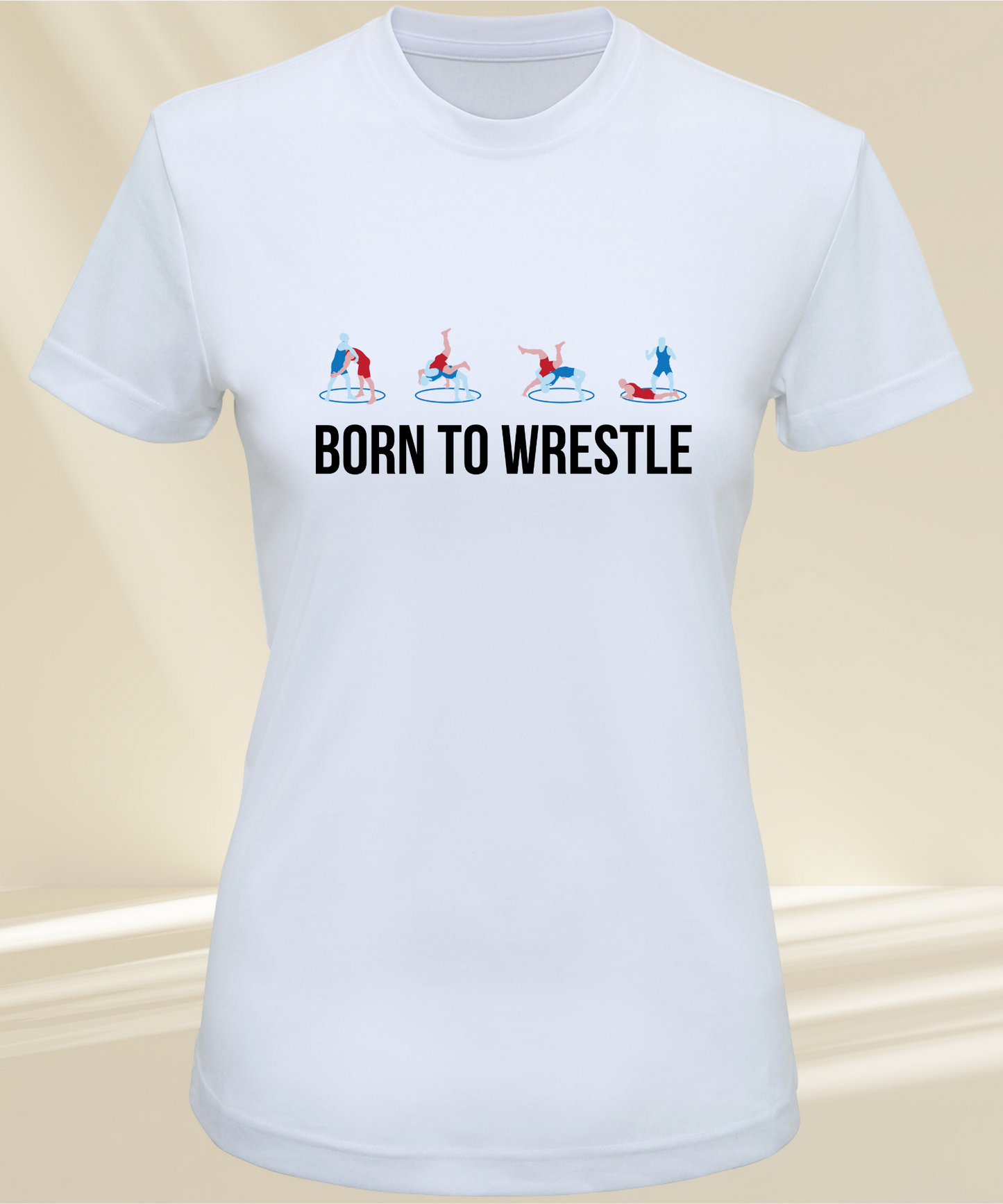 Trainings T-Shirt - Damen - Born To Wrestling