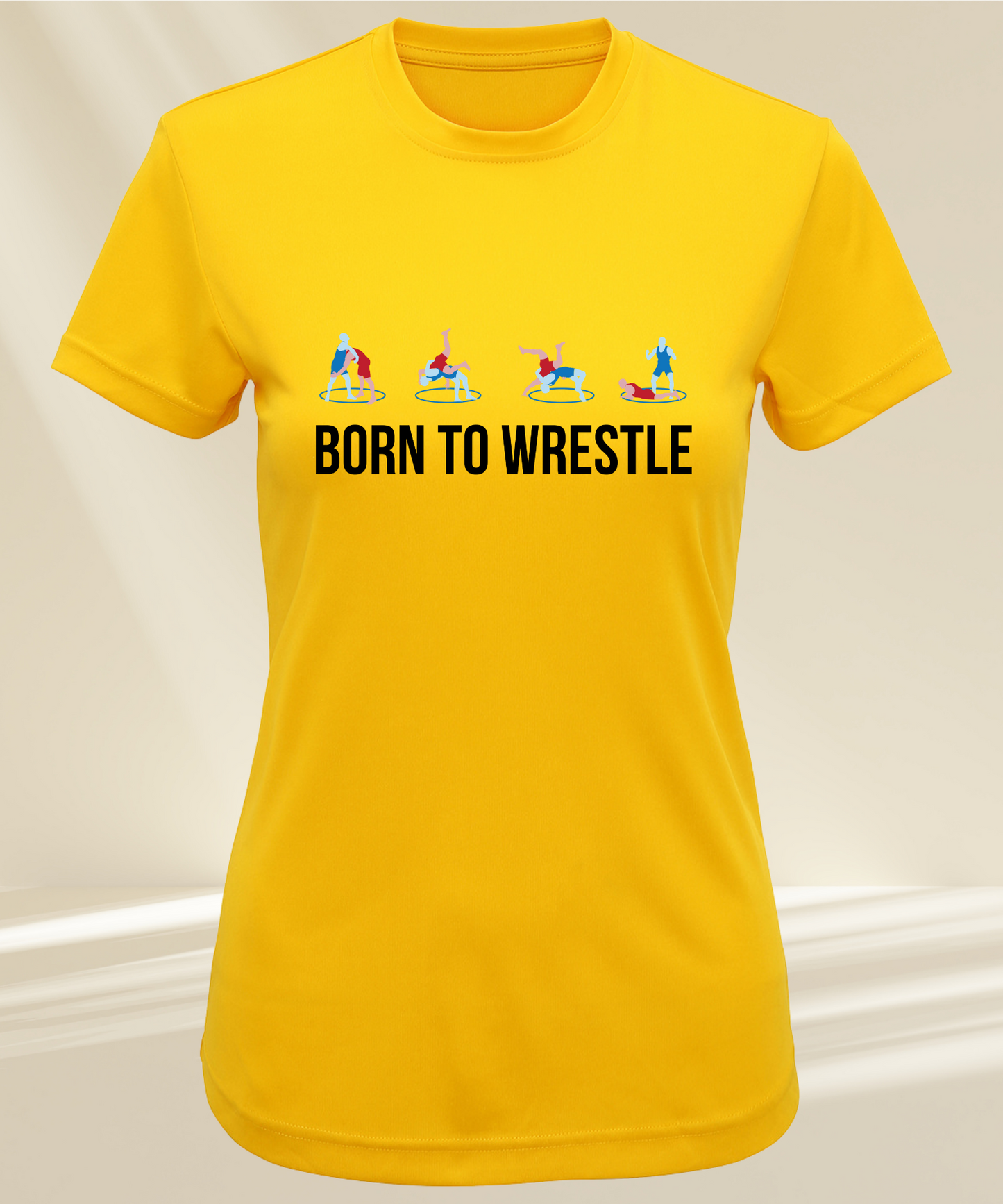 Trainings T-Shirt - Damen - Born To Wrestling