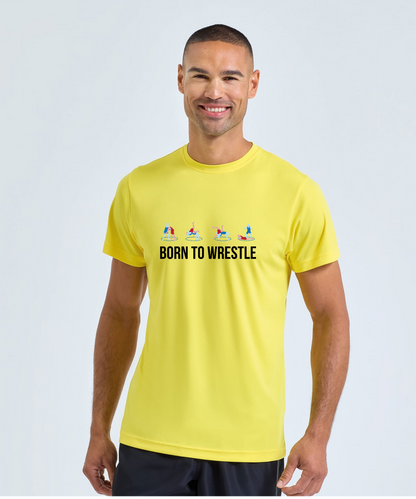 Trainings T-Shirt - Herren - Born To Wrestling