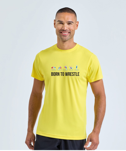 Trainings T-Shirt - Herren - Born To Wrestling - Freestyle