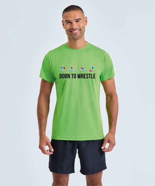 Trainings T-Shirt - Herren - Born To Wrestling