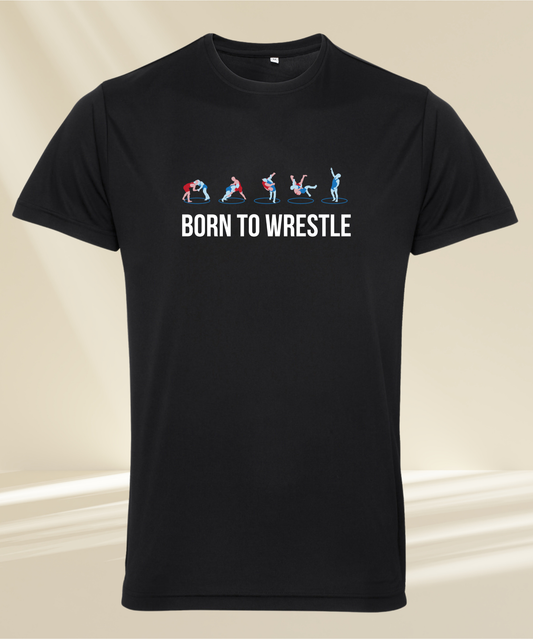 Trainings T-Shirt - Herren - Born To Wrestling - Freestyle