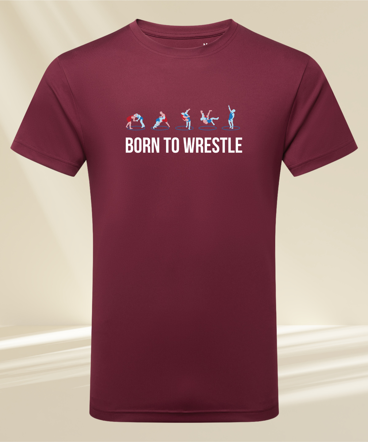 Trainings T-Shirt - Herren - Born To Wrestling - Freestyle