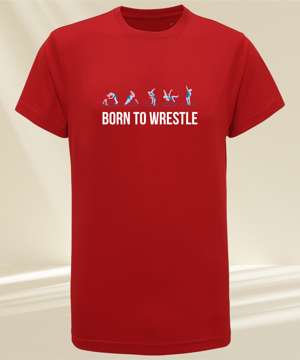 Trainings T-Shirt - Herren - Born To Wrestling - Freestyle