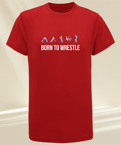 Trainings T-Shirt - Herren - Born To Wrestling - Freestyle