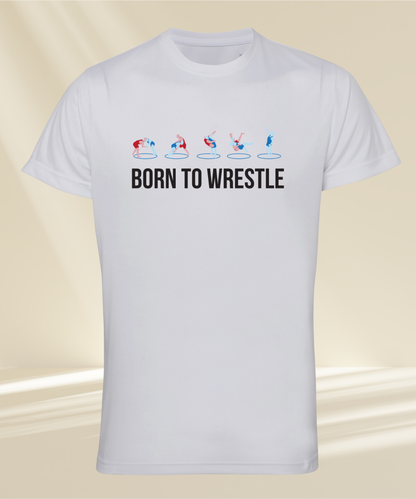 Trainings T-Shirt - Herren - Born To Wrestling - Freestyle