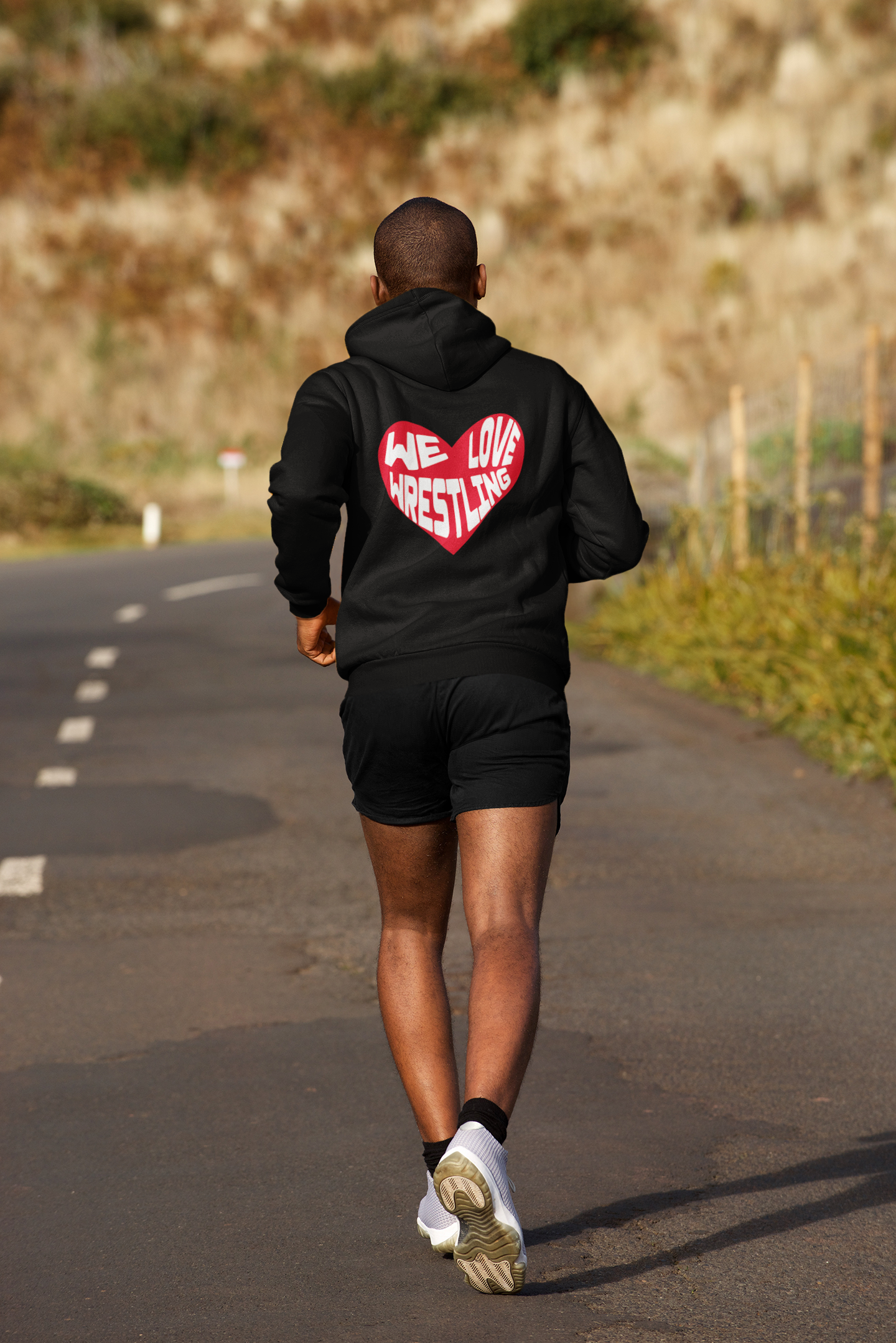 We Love Wrestling - beidseitig - Premium Hoodie